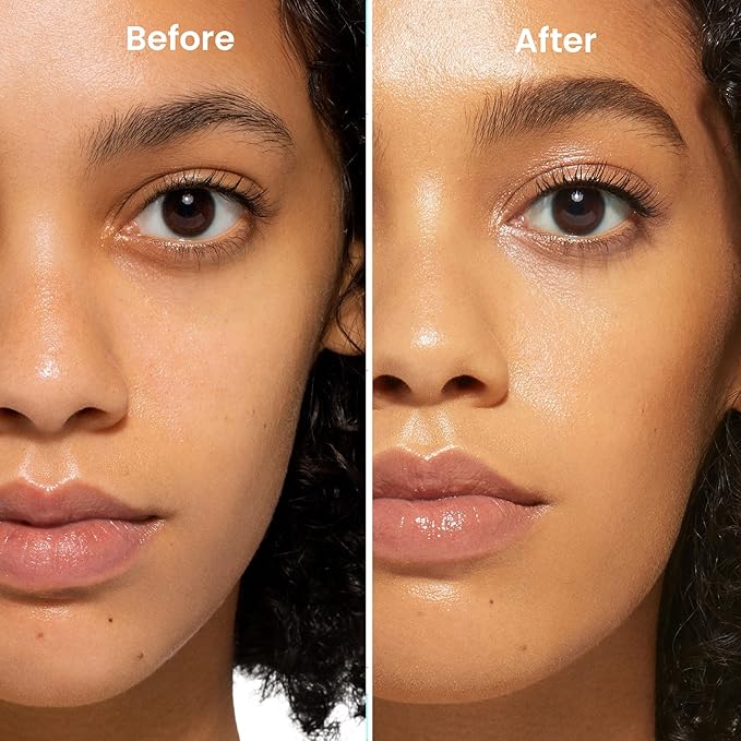 JOAH Crystal Glow Peptide-Infused Foundation, 2-in-1 Multitasking Korean Makeup with Blurring Face Primer, Luminizer, Hydration & Skin Defense for a Flawless Finish, 1.01 Oz, Tan Neutral (Pack of 2)-BrightBean Baby