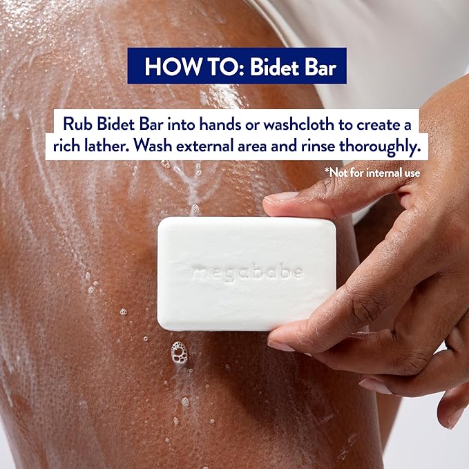Megababe Bidet Bar | pH Balanced Cleansing Bar for the Entire Intimate Area | 4.5 oz-BrightBean Baby