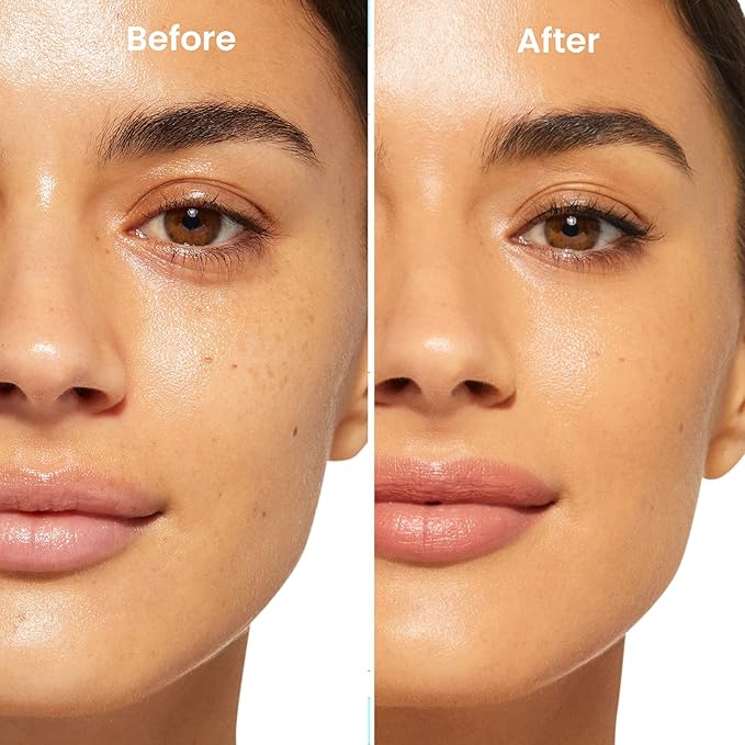 JOAH Crystal Glow Peptide-Infused Foundation, 2-in-1 Multitasking Korean Makeup with Blurring Face Primer, Luminizer, Hydration & Skin Defense for a Flawless Finish, 1.01 Oz, Light Medium Cool-BrightBean Baby