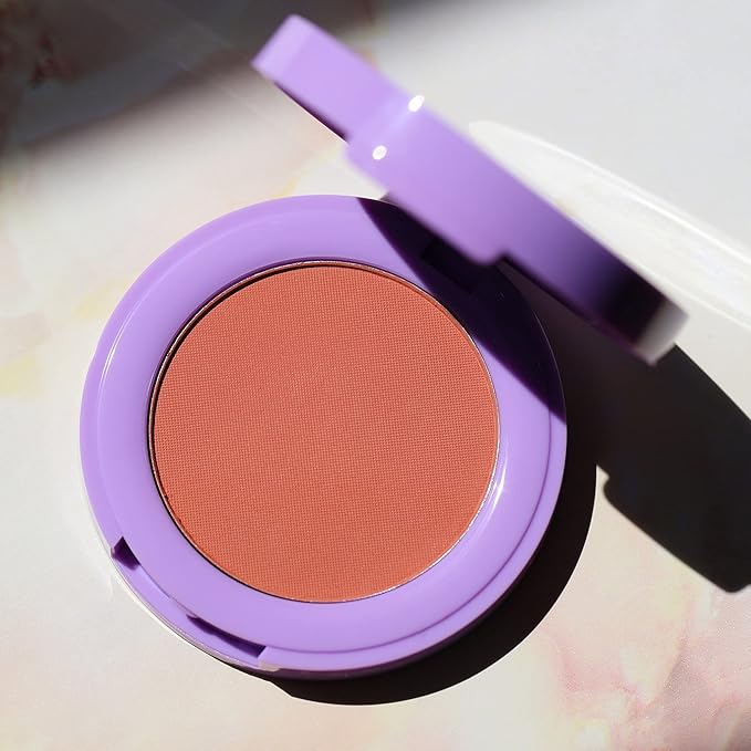 Half Caked In Bloom Powder Blush | vegan & cruelty-free, fragrance-free, highly pigmented, primer-infused | 3.8g (Liv On Sunday)-BrightBean Baby