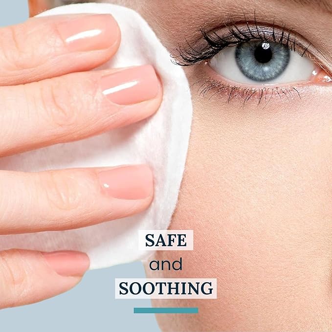 NOVEHA 60PCs Tea Tree Oil Eyelid & Lash Wipes | With Hyaluronic Acid, Green Tea & Chamomile For Blepharitis, Itchy & Stye Eyes, Individually Wrapped, Natural Eyelash Makeup Remover & Daily Cleanser-BrightBean Baby