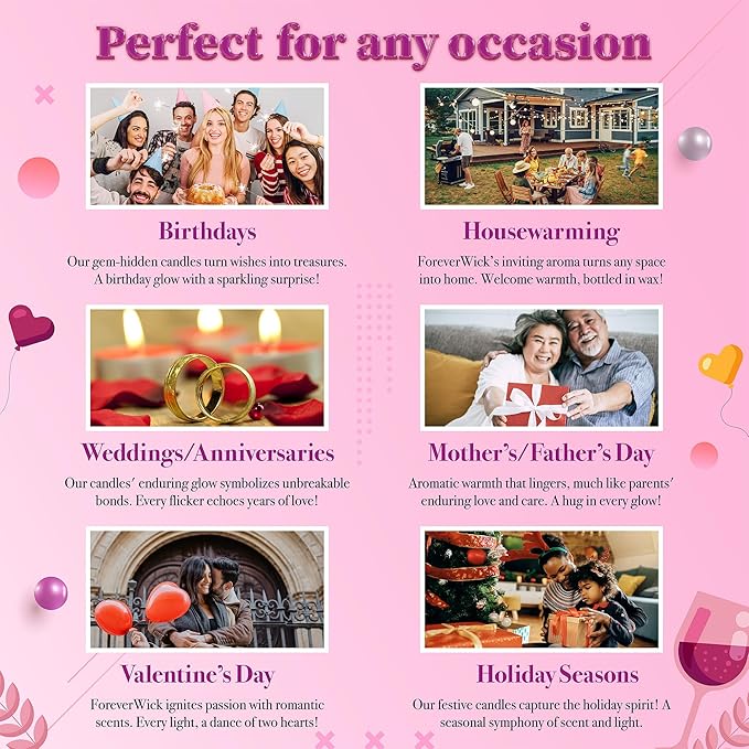 Foreverwick I Love You Mother's Day Gift Set | Sweet Mother's Day Gifts for Mom, Grandma, Sister | Mother's Day Candle | Mom Gifts for Birthday, Valentine's, Christmas | Spa Gifts for Women-BrightBean Baby