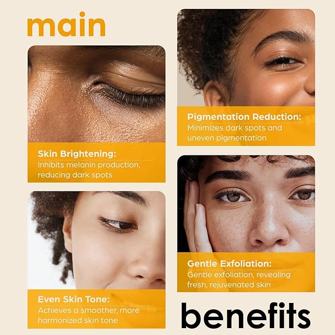 Kojic Acid Soap + African Net Sponge (2 pack X 142g Turmeric bars) Dark spot remover & Scars - Original Japanese Complex Vitamin C, Hyaluronic Acid, retinol, shea butter (Citrus)-BrightBean Baby