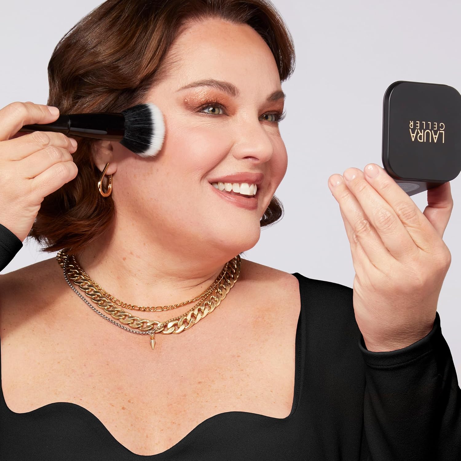 LAURA GELLER NEW YORK Matte Maker Pressed Setting Powder - Translucent - Setting Powder & Finishing Powder - Oil-Control - Filter-Like Matte Finish - All Skin Types-BrightBean Baby