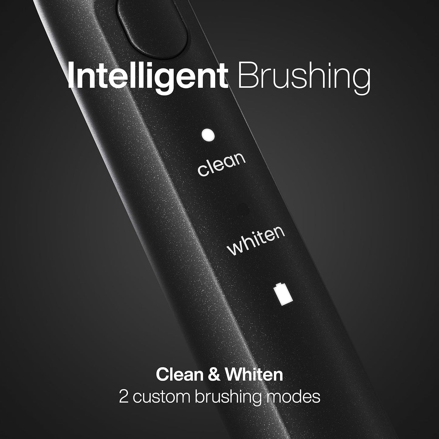 Aquasonic Icon ADA-Accepted Rechargeable Toothbrush | Magnetic Holder & Slim Travel Case | 2 Brushing Modes & Smart Timers | Gentle Micro-Vibrations(Onyx)-BrightBean Baby