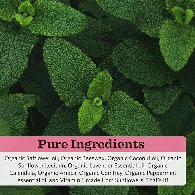 Moon Valley Organics Peppermint Foot Balm – Organic Cooling Foot Rub with Lavender, Arnica and Mint-BrightBean Baby