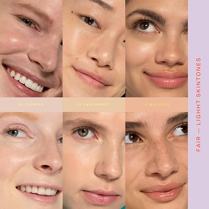 Tower 28 Beauty SunnyDays SPF 30 Tinted Mineral Sunscreen - For Sensitive Skin - 2-in-1 Facial Broad Spectrum UVA/UVB Protection + Foundation - Shade 10 LARCHMONT, 1 Fl Oz-BrightBean Baby