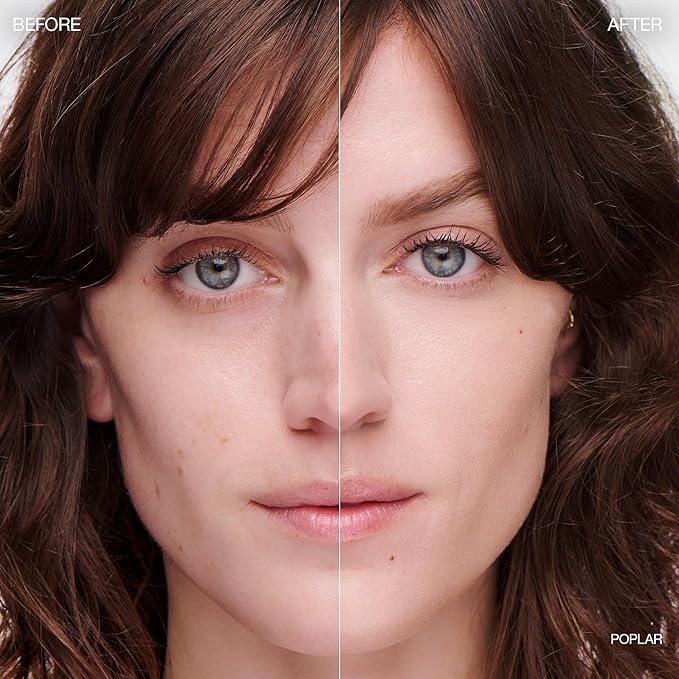 Ogee Complexion Perfecting Liquid Foundation - Lightweight Tinted Moisturizer For Face (Poplar 0.10C - Fair, White-Pink Undertones) - with Vitamin C & Jojoba Oil - Certified Organic & Made in USA-BrightBean Baby