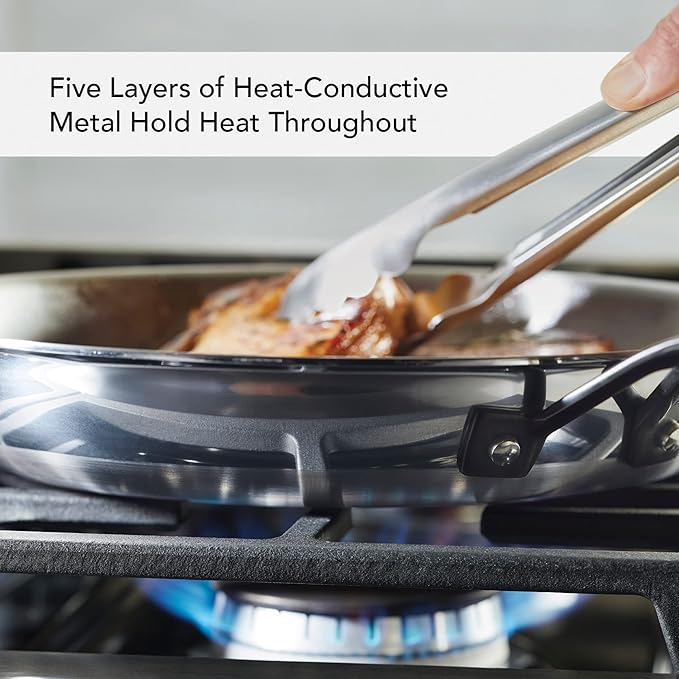 KitchenAid 5-Ply Stainless Steel Frying Pan 10"