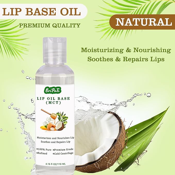 Lip Balm Making Kit - DIY Lip Gloss Kit to Make Your Own Lip Balm with Natural Beeswax, Lip Base Oil, Essential Oil, Tubes, Jars Lip Balm Craft Kit For Adults Girls Moisturizing Lip Care Kit-BrightBean Baby