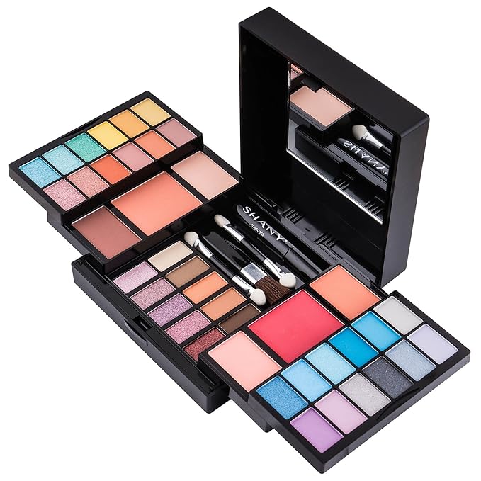 SHANY Timeless Beauty Makeup Kit - 36 Eye Shadow colors, 6 Blushes, Mini Mascara, and Applicators-BrightBean Baby