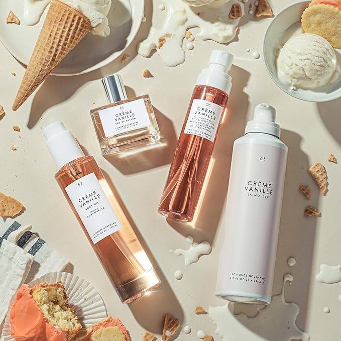 Le Monde Gourmand Crème Vanille Eau de Parfum - 1 fl oz (30 ml) - Warm Vanilla, Jasmine, Amber Perfume Notes-BrightBean Baby