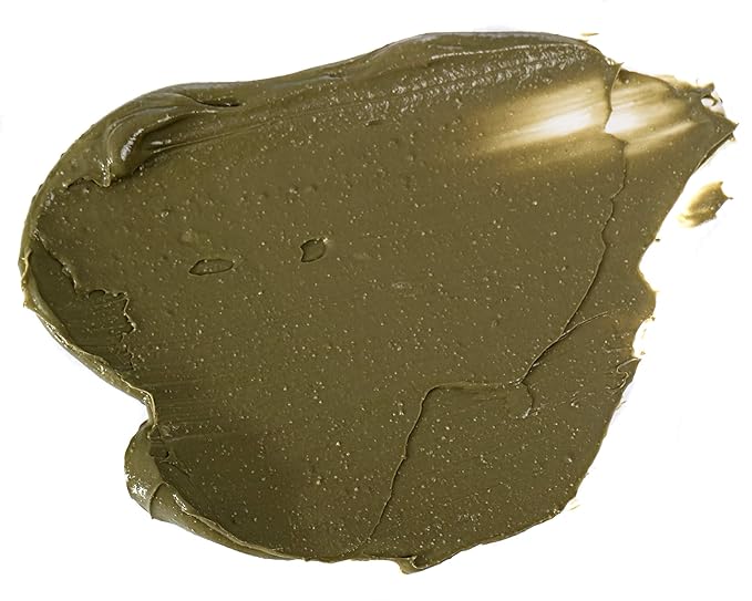 Green Tea Matcha Facial Detox Clay Mask with Mineral Oil, Wash Off Until Dry, Deep Cleaning, Hydrating, Detoxing, Healing, and Relaxing, Pore, and Blackhead Mask-BrightBean Baby