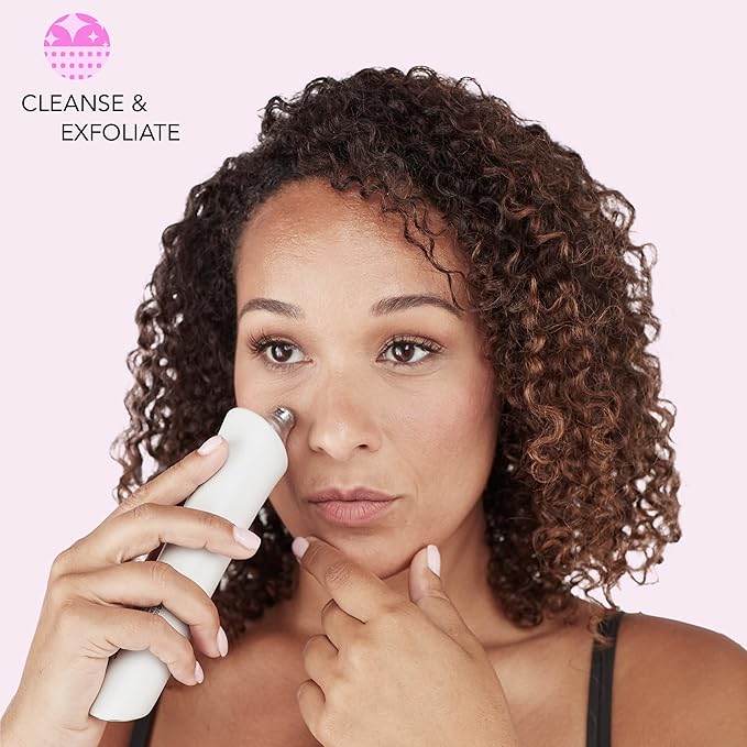 skn by conair Microdermabrasion Facial Tool, Pore Vacuum, Remove Dead Skin Cells and Dirt from Clogged Pores-BrightBean Baby