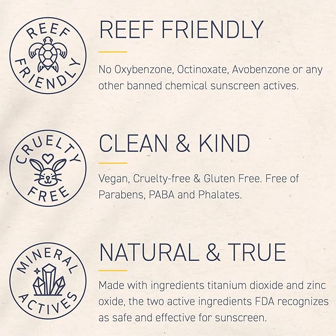 Brush On Block Full Face Sun Protection Kit, Translucent Mineral Powdered Sunscreen & Protective Lip Oil SPF 30, Reef Friendly, FSA HSA Eligible-BrightBean Baby