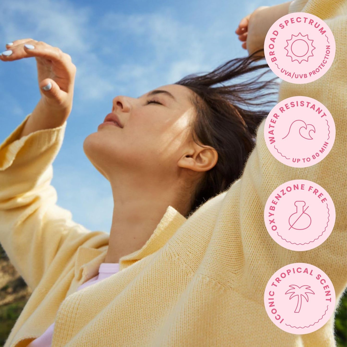 Hawaiian Tropic Mineral Powder Sunscreen Brush SPF 30 | Beach Essentials, Zinc Oxide Mineral Sunscreen Powder SPF, Face Sunblock Travel Size, Brush On Sun Screen Protector for Face and Body, 0.15oz-BrightBean Baby