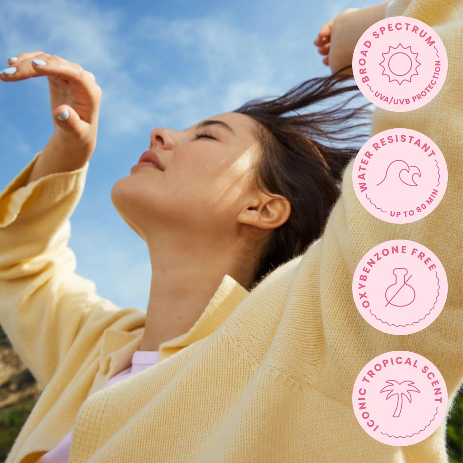 Hawaiian Tropic Mineral Powder Sunscreen Brush SPF 30 | Beach Essentials, Zinc Oxide Mineral Sunscreen Powder SPF, Face Sunblock Travel Size, Brush On Sun Screen Protector for Face and Body, 0.15oz-BrightBean Baby