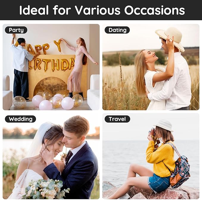 Segbeauty Perfume Travel Refillable, 5pcs 0.34 oz Portable Perfume Bottle, Empty Glass Sprayer Perfume Replacement Bottles for Travel Scent Toiletries Pump Bottle-BrightBean Baby