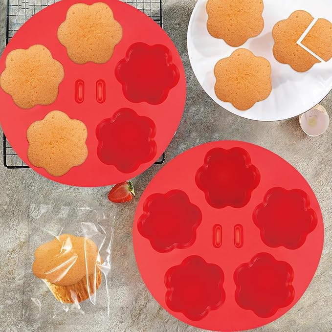 Silicone Air Fryer Muffin Pan Egg Bite Mold for Oven Baking,1 pcs With 100bags Mini Muffin Tins Cups Cake Pan Tray for Air Fryer Liners Basket Accessories Baking Muffin Cakes Pancake Quiche