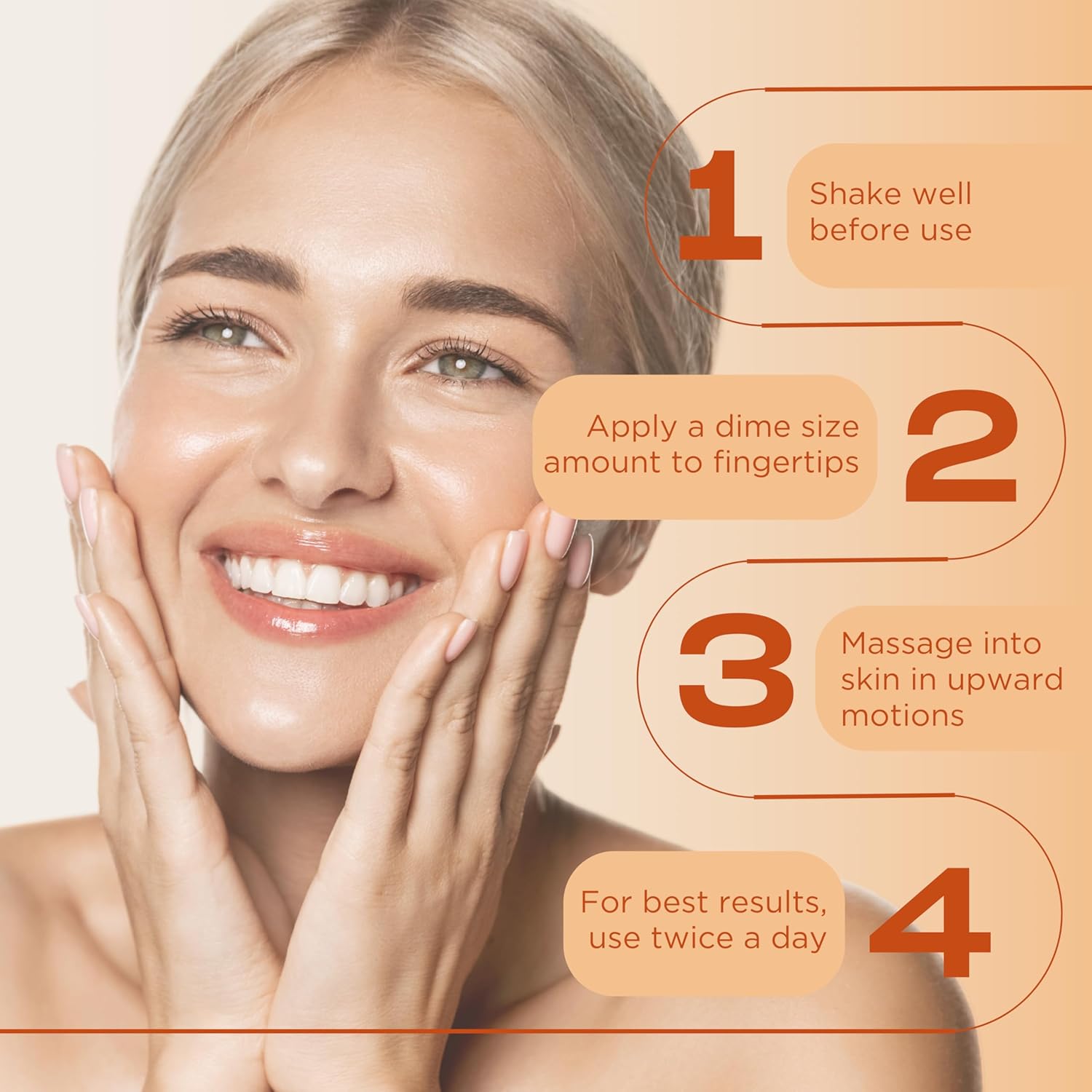 InstaNatural Vitamin C Face Serum with Hyaluronic Acid & Ferulic Acid | Brightening & Hydrating Formula for Radiant, Smooth-Looking Skin – 1 FL Oz - 3 Pack-BrightBean Baby