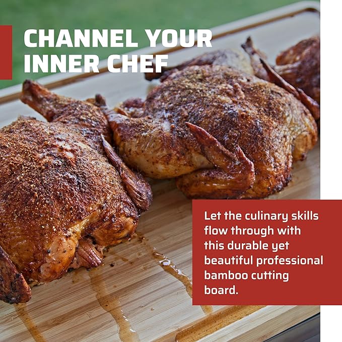 Camp Chef Professional Bamboo Cutting Board -, Bamboo, CHOP26