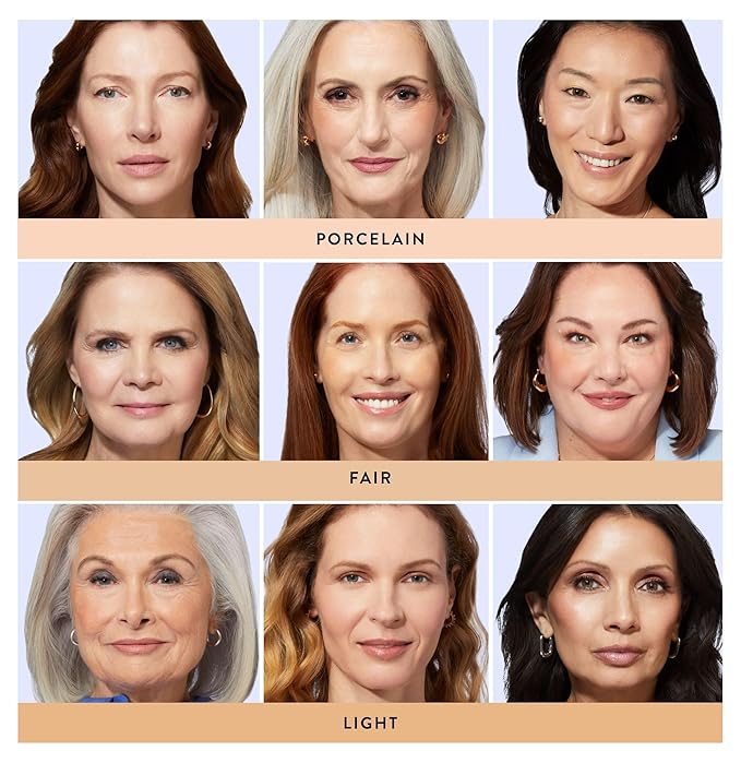 LAURA GELLER NEW YORK Baked Balance-n-Brighten Foundation with Kabuki Brush Makeup Set, Fair-BrightBean Baby