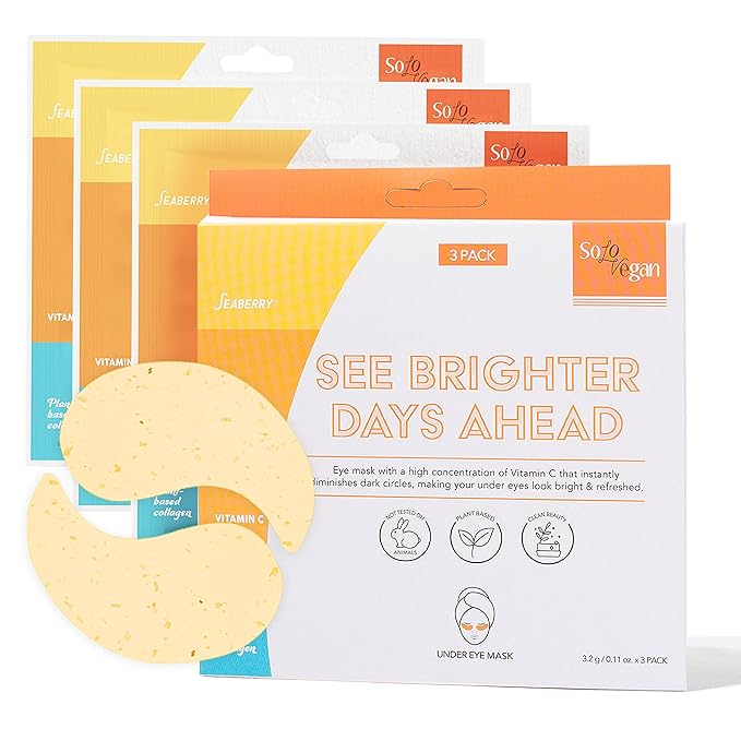 3 Pack Under Eye Mask See Brighter Days Ahead Eye Masks for Dark Circles Brightening & Hydrating Eye Patches-BrightBean Baby