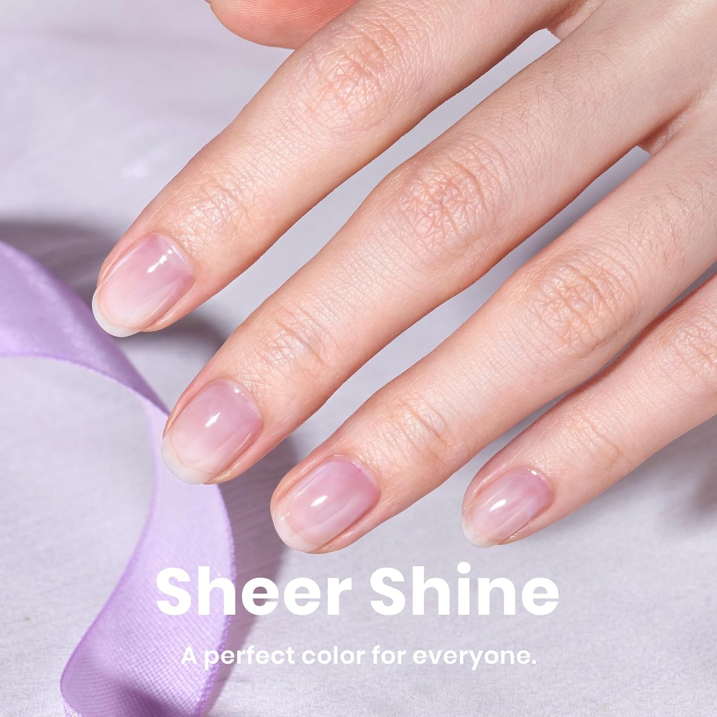 Beetles Nail Strengthener - Clear Nail Concealer Fast Air Dry Clear Air Dry Nail Growth for Damaged Uneven Nails Fingernail Polish Imperfection Masking for Sheer Shine DIY Manicure Salon Quality-BrightBean Baby