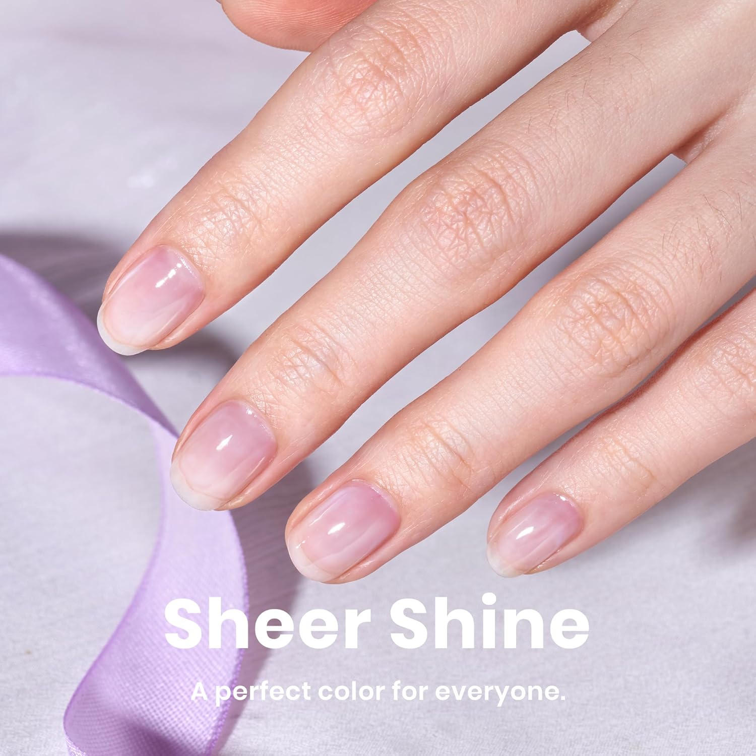 Beetles Nail Strengthener - Clear Nail Concealer Fast Air Dry Clear Air Dry Nail Growth for Damaged Uneven Nails Fingernail Polish Imperfection Masking for Sheer Shine DIY Manicure Salon Quality-BrightBean Baby