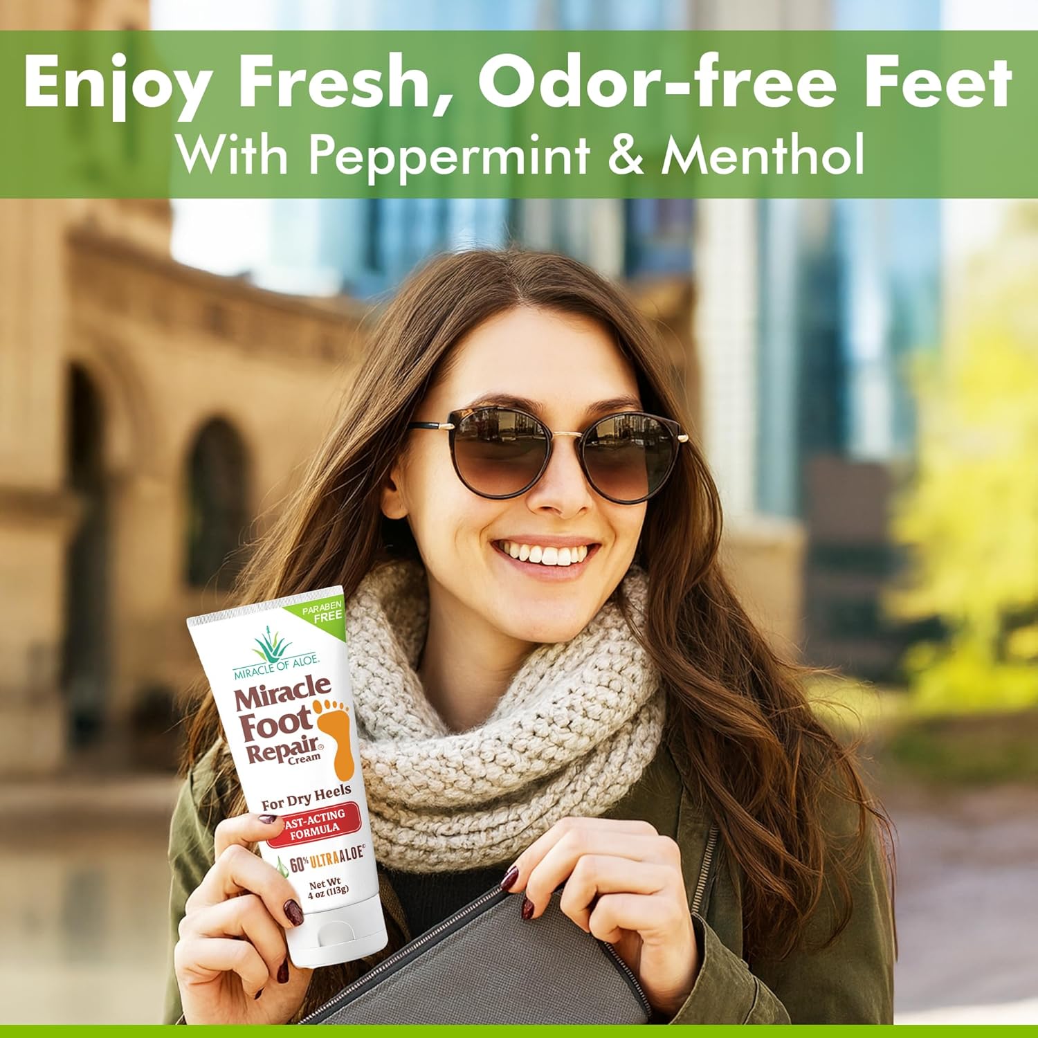 Aloe Vera Lotion & Foot Cream Combo – Aloe All Over 1 oz + Foot Repair 4 oz – Soothing Aloe Lotion for Dry Skin, Hands, Heels & Body – Diabetic-Safe Foot Cream for Cracked Feet-BrightBean Baby