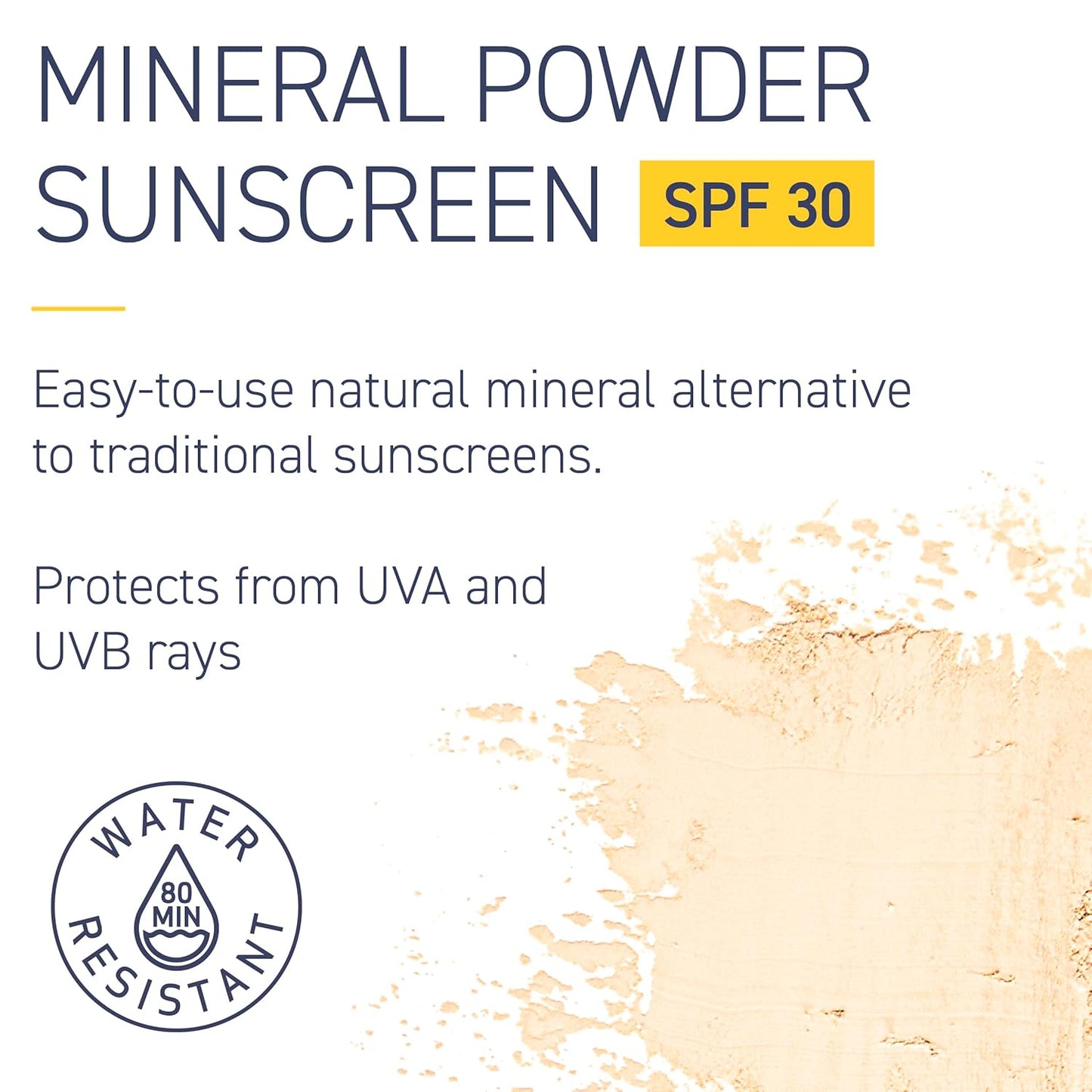 Brush On Block SPF 30 Mineral Powder Sunscreen New Formula, With Niacinamide, Hyaluronic Acid, & Vitamin C, Broad Spectrum, Water Resistant, Translucent, For All Skin Types, Reef Friendly, Mfg in USA-BrightBean Baby