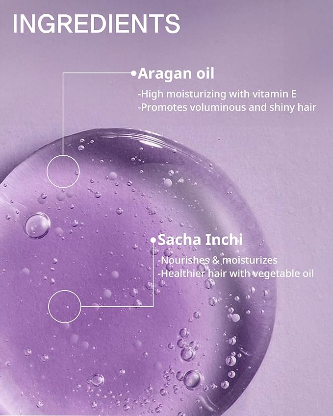 Star Shine Hair Essence - Frizz Control Nourishing Hair Oil Serum for Damaged & Dry Hair - Smooths Ends Adds Shine - Nature Derived Oil & Argan Oil - Floral Musk Scent - 3.38 fl.oz-BrightBean Baby