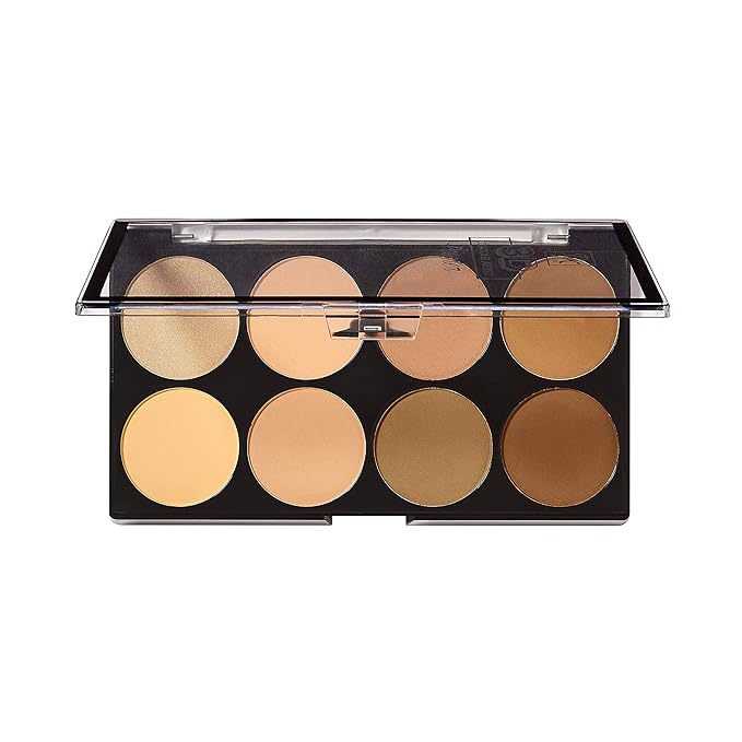 Ruby Kisses 3D Powder Contour Palette Medium Dark Define your cheekbones, perfect your nose, and sculpt your jawline-BrightBean Baby