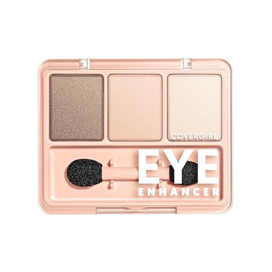 COVERGIRL - Eye Enhancers 3-Kit Eyeshadow, silky, sheer formula, double ended applicator, 100% Cruelty-free-BrightBean Baby