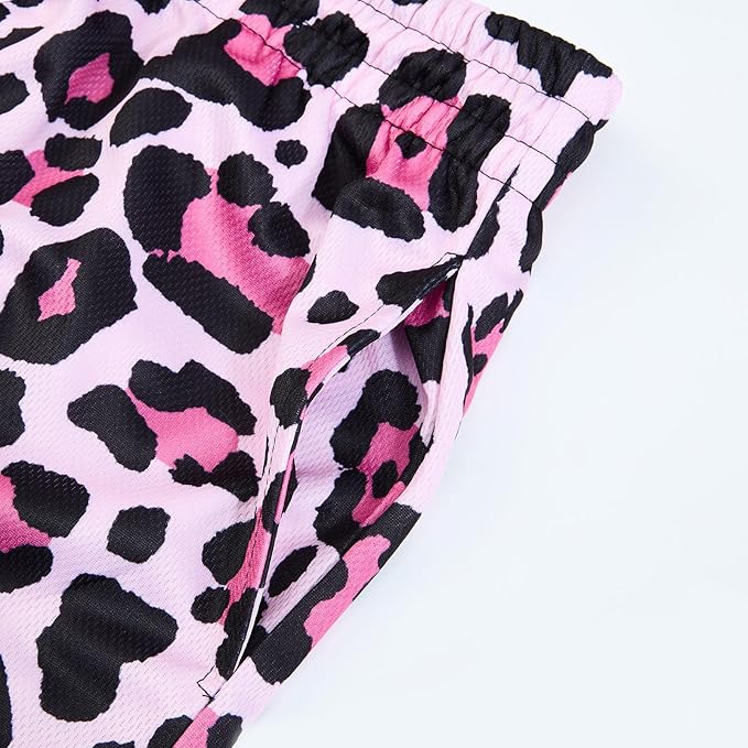 Fashion Funny Animal Printing Swim Trunks 5 inch Inseam Quick Dry Active Board Shorts for Men-BrightBean Baby