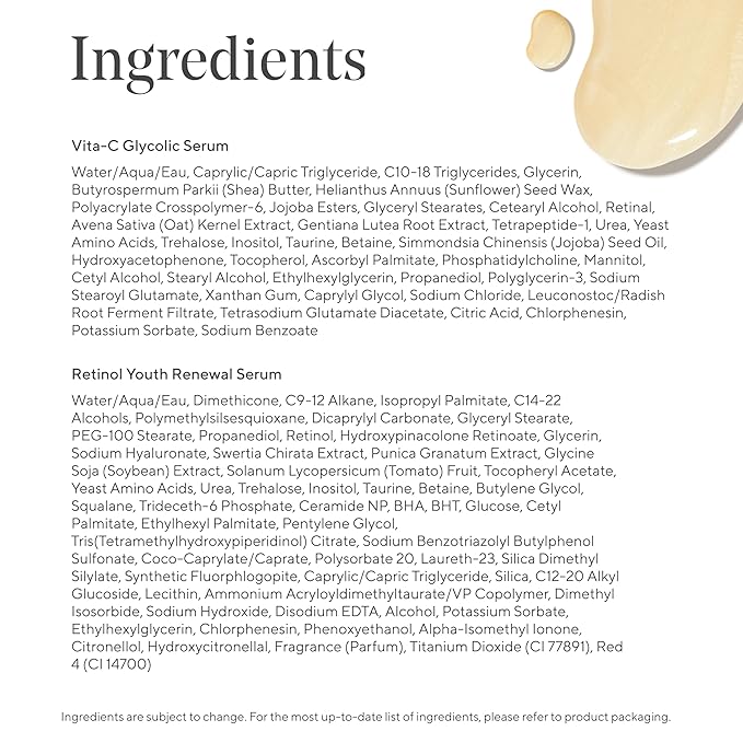 Murad AM/PM Super Serums - 2-Piece Trial Kit ($95 Value) - Retinol and Vitamin C Serum - Vita-C Glycolic Serum 0.5Fl Oz, Retinol Serum 0.5Fl Oz-BrightBean Baby