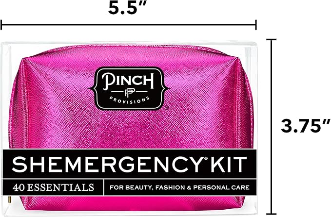 Pinch Provisions Shemergency Kit for Her, 40 Emergency Essential Items, Compact, Multi-Functional Pouch, Gift for Women, Birthday, Bachelorette Parties, and More!-BrightBean Baby