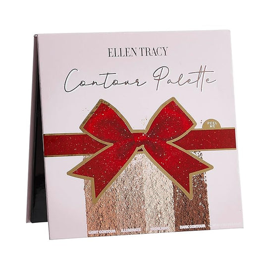 Elevate Your Beauty Routine with Ellen Tracy Contour Palettes - 4 Expertly Designed Shades for Effortless Sculpting.
