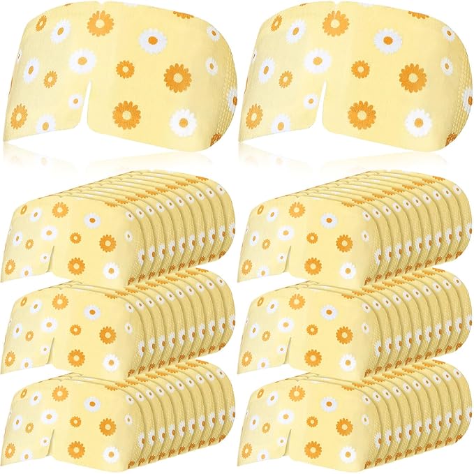 50 Packs Steam Eye Mask for Dry Eyes Spa Warm Sleep Eye Mask Self Heating Disposable Eye Masks for Home Office Travel Eyestrain Relieve (Chamomile Scent)-BrightBean Baby