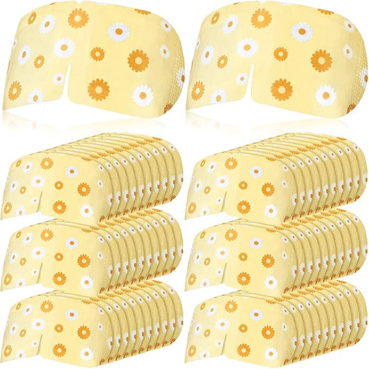 50 Packs Steam Eye Mask for Dry Eyes Spa Warm Sleep Eye Mask Self Heating Disposable Eye Masks for Home Office Travel Eyestrain Relieve (Chamomile Scent)-BrightBean Baby