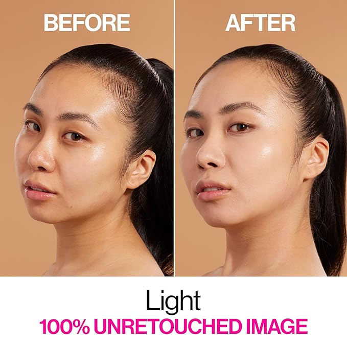 wet n wild Bare Focus Skin Tint, 5% Niacinamide Enriched, Buildable Sheer Lightweight Coverage, Natural Radiant Finish, Hyaluronic & Vitamin Hydration Boost, Cruelty-Free & Vegan - Light-BrightBean Baby
