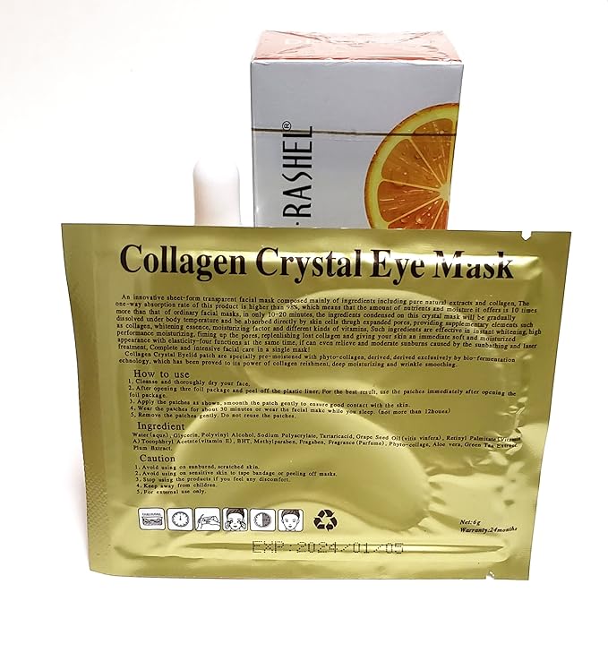 Vitamin C Eye Anti - Aging Serum Essence | Hyaluronic Acid and Collagen, Reduce Wrinkles, Remove Dark circles & Puffiness, Size (1.01 oz)-BrightBean Baby