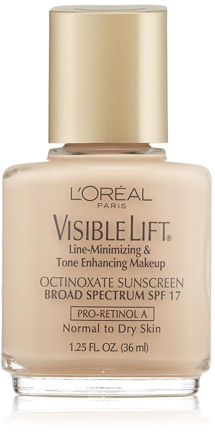 L'oreal Visible Lift Line-minimizing and Tone-enhancing Makeup, Normal/Dry Skin, Light Ivory, 1.25-Fluid Ounce-BrightBean Baby