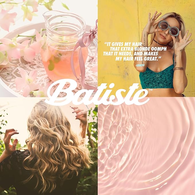 Batiste Dry Shampoo for Blonde Hair, Refresh Hair and Absorb Oil Between Washes, Waterless Shampoo for Added Hair Texture and Body, 5.71 oz-BrightBean Baby