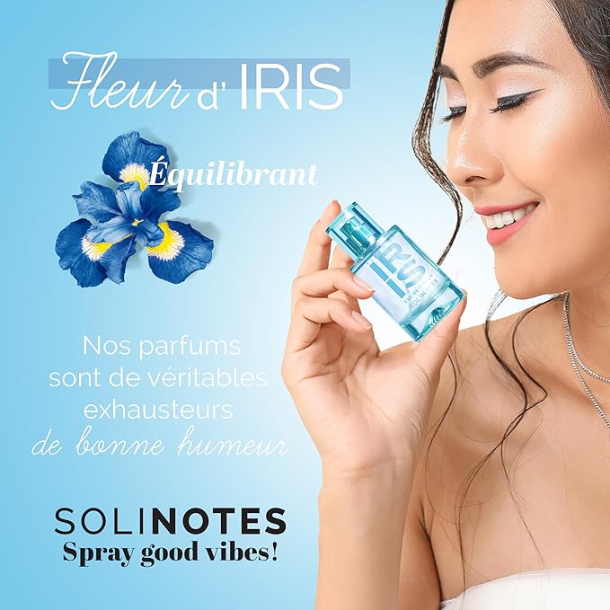 SOLINOTES Iris Blossom Perfume for Women - Eau De Parfum | Delicate Floral and Soothing Scent - Made in France - Vegan - 1.7 fl.oz-BrightBean Baby