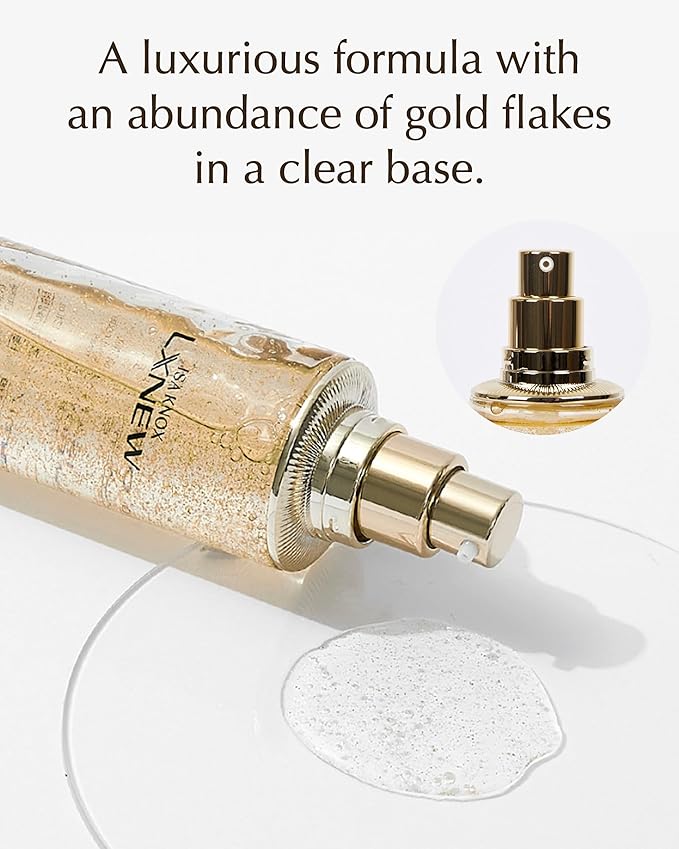 ISA KNOX LXNEW Royal Golden Skincare Gift Set (11.4fl oz) - Luxury Gift Set for Rejuvenation and Youthful Radiance. Korean Skincare by LG Beauty. Royal Peptides & Jelly, Niacinamide,-BrightBean Baby