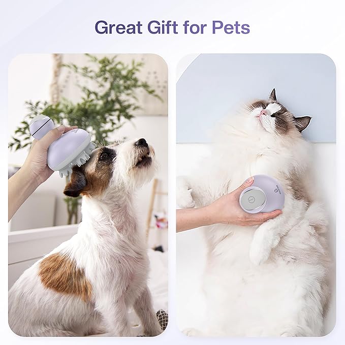 COMFIER Electric Scalp Massager with Mutlti-Modes Vibration, Portable Handheld Head Scratcher for Hair Growth,Waterproof Head Massager for Full Body,Dog Cat Massager for Deep Clean and Stress Relax-BrightBean Baby