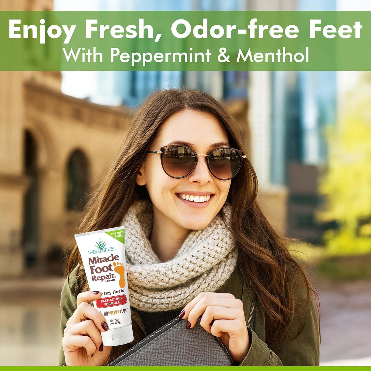 Miracle Foot Repair Cream (1 oz / 12 Pack) Repairs Dry Cracked Heels and Feet, 60% Pure Ultra Aloe Moisturizes, Softens, and Repairs-BrightBean Baby