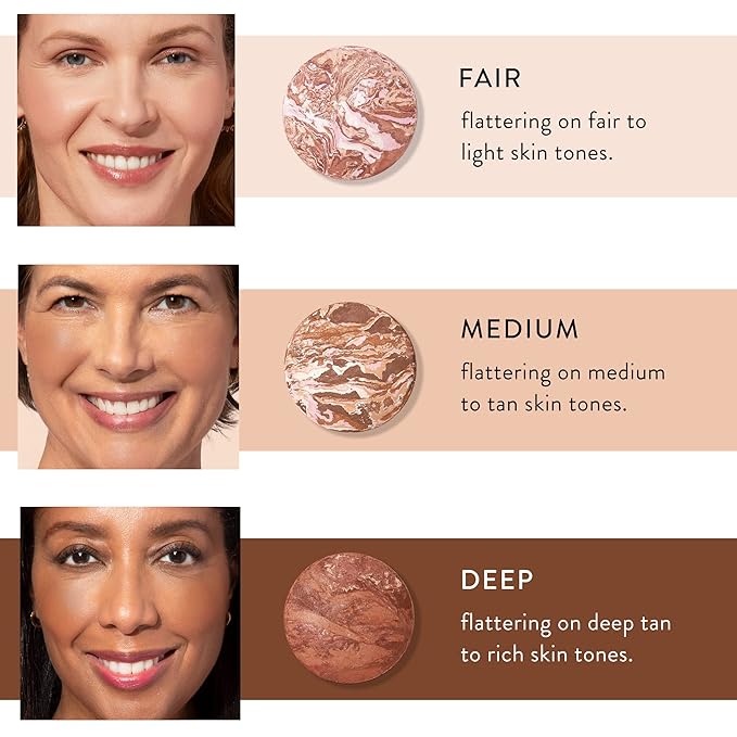 LAURA GELLER NEW YORK Bronze-n-Brighten Baked To Go - Travel Size - Deep - Natural Bronze Glow-BrightBean Baby