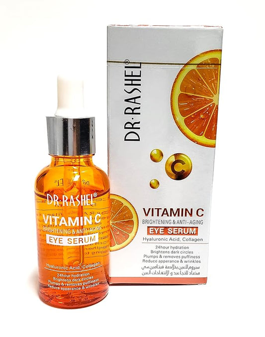 Vitamin C Eye Anti - Aging Serum Essence | Hyaluronic Acid and Collagen, Reduce Wrinkles, Remove Dark circles & Puffiness, Size (1.01 oz)-BrightBean Baby